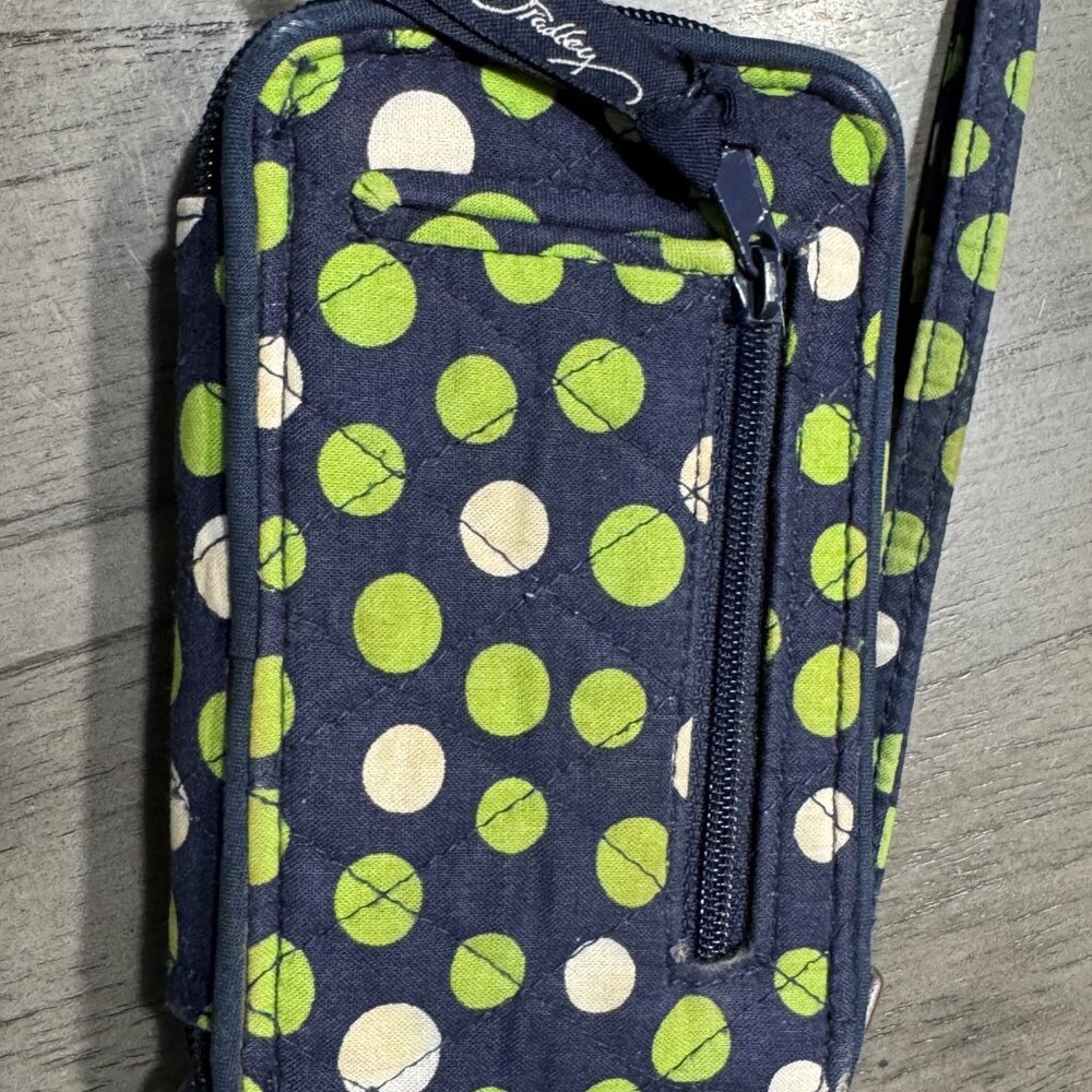 Vera Bradley Wristlet – Lilli Bell Polka Dot Pattern - Picture 5 of 7